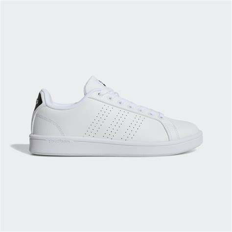 adidas cloudfoam advantage sneakers zwart wit dames|men's adidas cloudfoam sneakers.